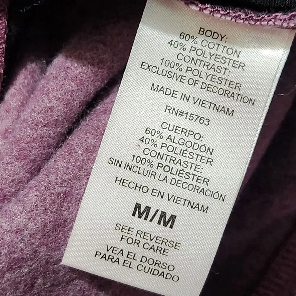 Champion Hoodie Jacket size Medium Color Plum Athletic